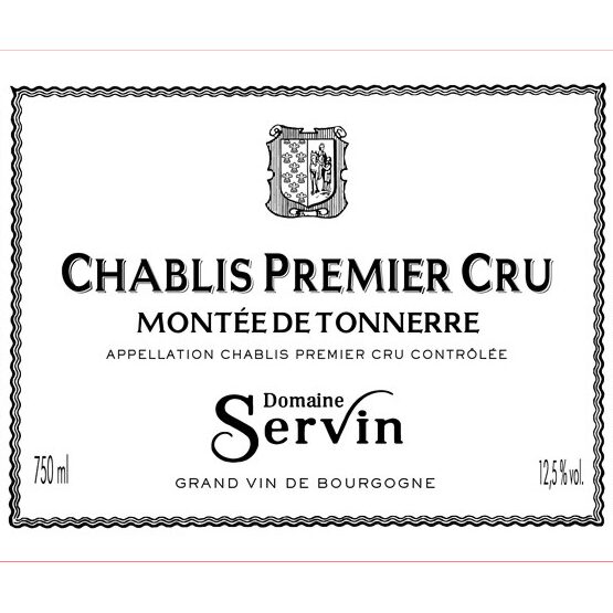 Domaine Servin Chablis Premier Cru Montée de Tonnerre