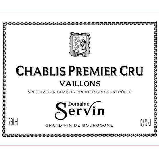 Domaine Servin Chablis Premier Cru Vaillons