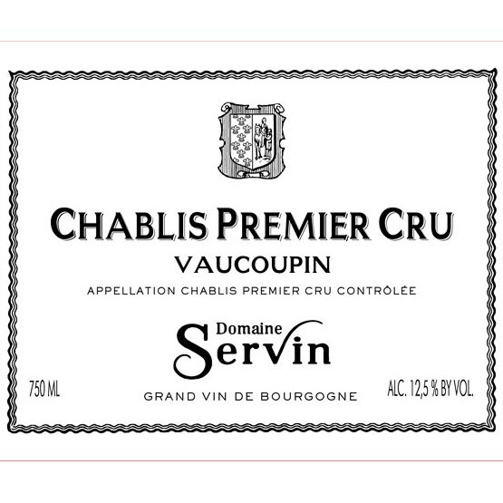 Domaine Servin Chablis Premier Cru Vaucoupin
