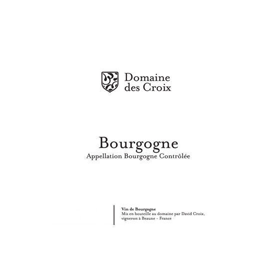 Domaine des Croix Bourgogne Pinot Noir