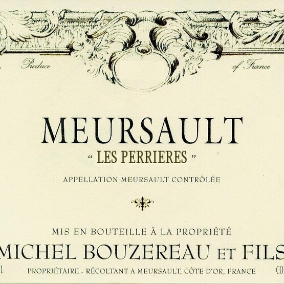 Domaine Michel Bouzereau Meursault Les Perrières
