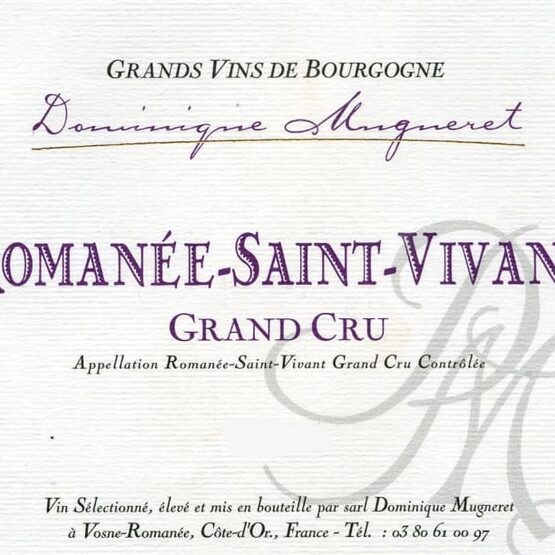 Domaine Dominique Mugneret Romanée-Saint-Vivant Grand Cru
