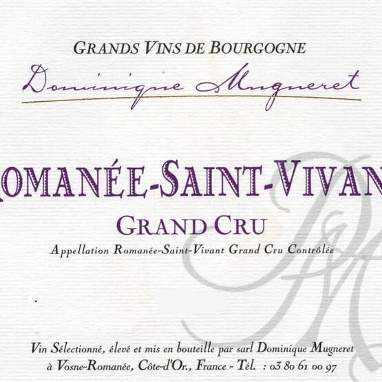  Domaine Dominique Mugneret Romanée-Saint-Vivant Grand Cru