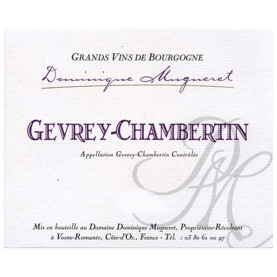 Domaine Dominique Mugneret Gevrey-Chambertin Les Seuvrées