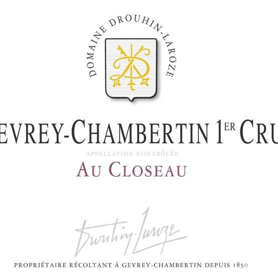 Domaine Drouhin-Laroze Gevrey-Chambertin Premier Cru Au Closeau