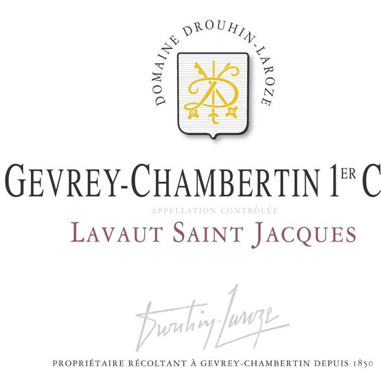 Domaine Drouhin-Laroze Gevrey-Chambertin Premier Cru Lavaut Saint Jacques