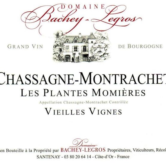 Bachey-Legros Chassagne-Montrachet Les Plantes Momieres Vieilles Vignes
