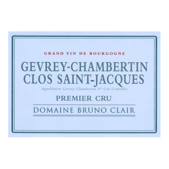 Bruno Clair Gevrey-Chambertin Premier Cru Clos Saint-Jacques