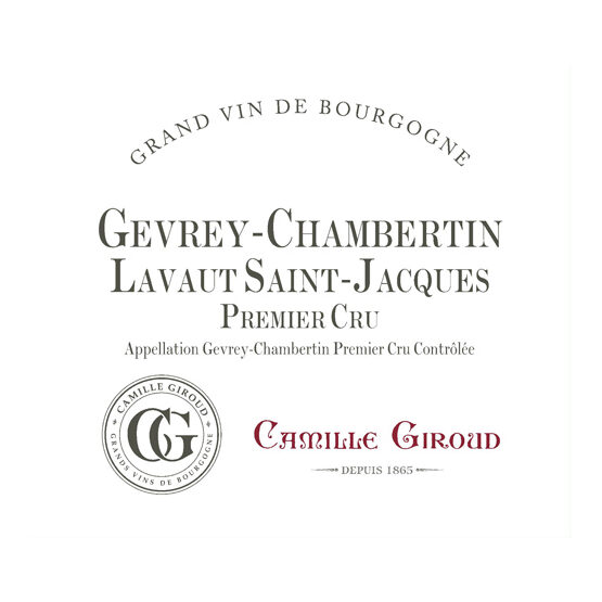 Camille Giroud Gevrey-Chambertin Lavaut Saint Jacques Premier Cru