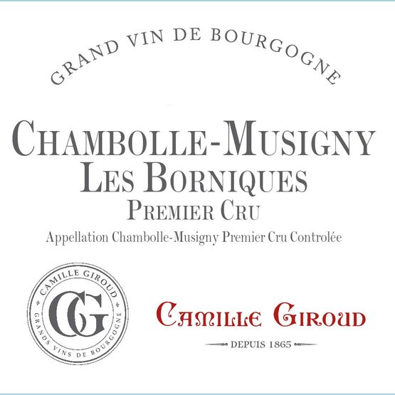 Camille Giroud Chambolle-Musigny Les Borniques Premier Cru