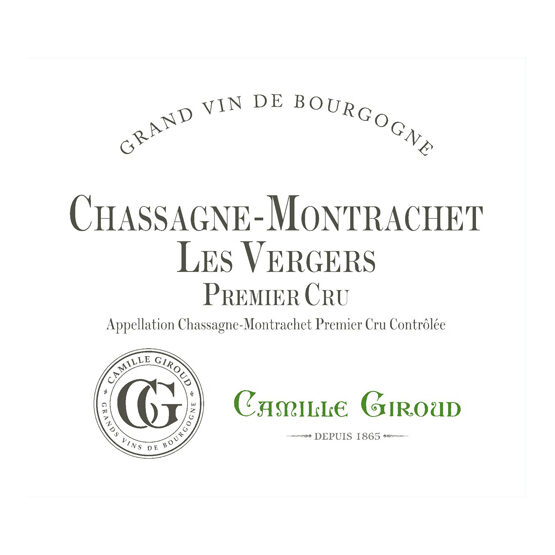 Camille Giroud Chassagne-Montrachet Les Vergers Premier Cru