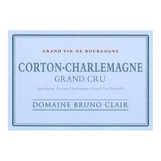 Domaine Bruno Clair Corton-Charlemagne Grand Cru