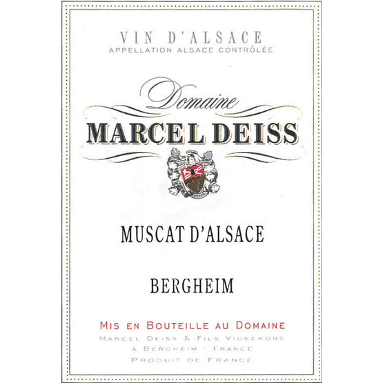 Domaine Marcel Deiss Alsace Muscat de Bergheim