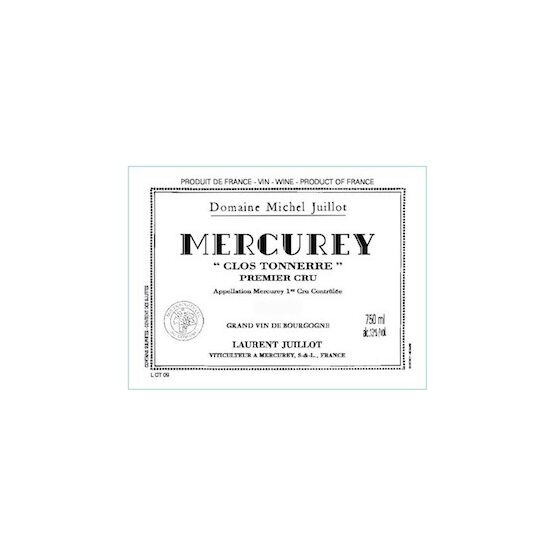 Domaine Michel Juillot Mercurey Premier Cru "Clos Tonnerre" Rouge