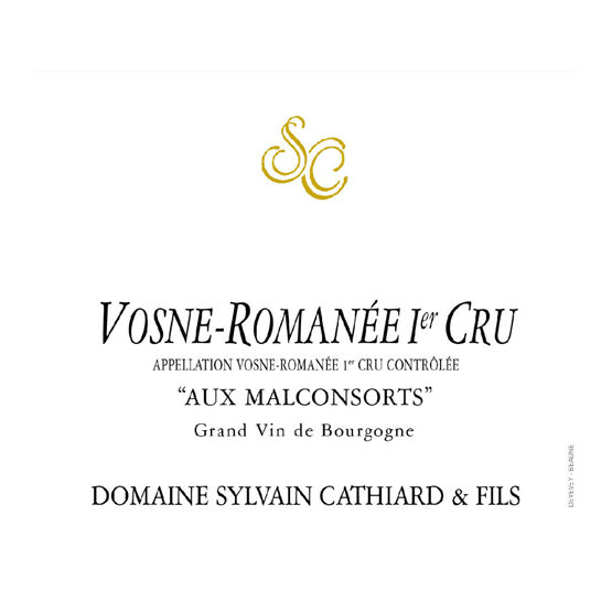 Domaine Sylvain Cathiard Vosne-Romanée Premier Cru Aux Malconsorts