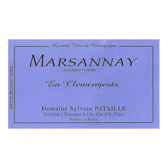 Domaine Sylvain Pataille Marsannay En Clémengeots