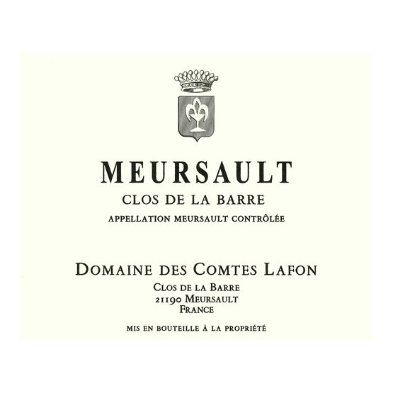 Domaine des Comtes Lafon Meursault Clos De La Barre