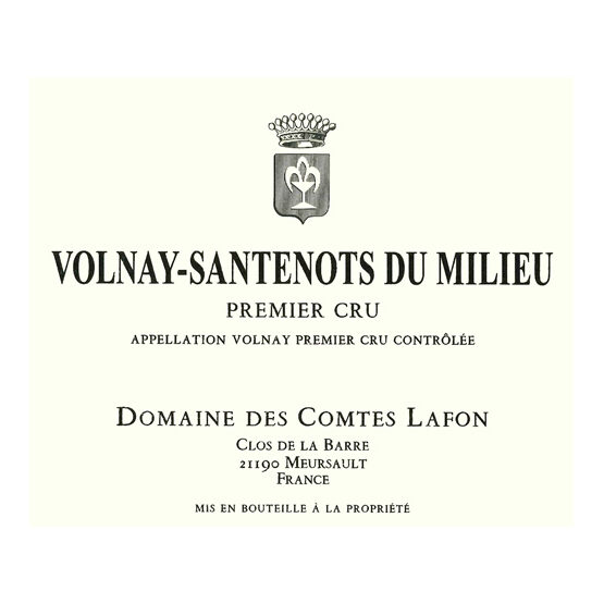 Domaine des Comtes Lafon Volnay Premier Cru Santenots-du-Milieu