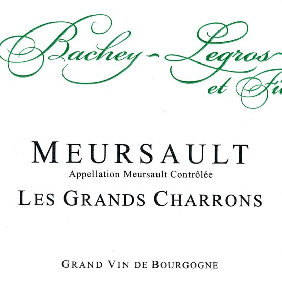 Domaine Bachey-Legros Meursault Les Grands Charrons