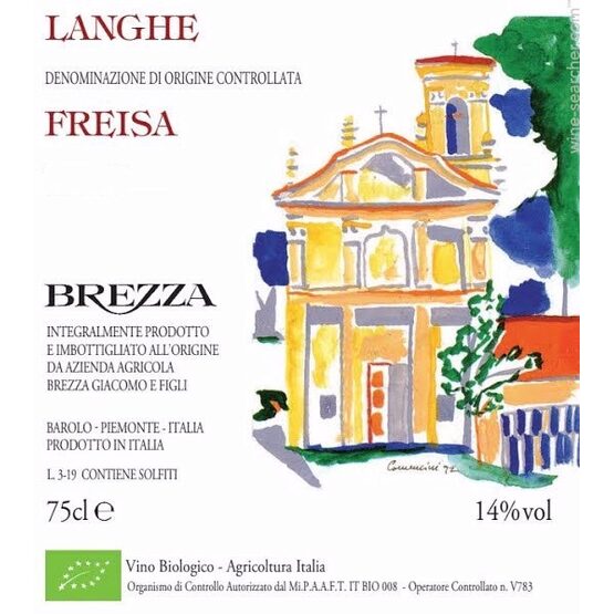 Giacomo Brezza Langhe Freisa Label