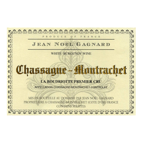 Jean-Noel Gagnard Chassagne-Montrachet Blanc Premier Cru La Boudriotte