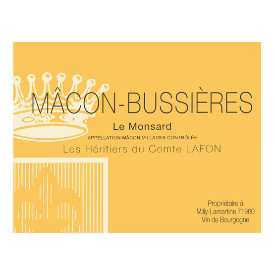 Les Héritiers du Comte Lafon Mâcon-Bussières Le Monsard