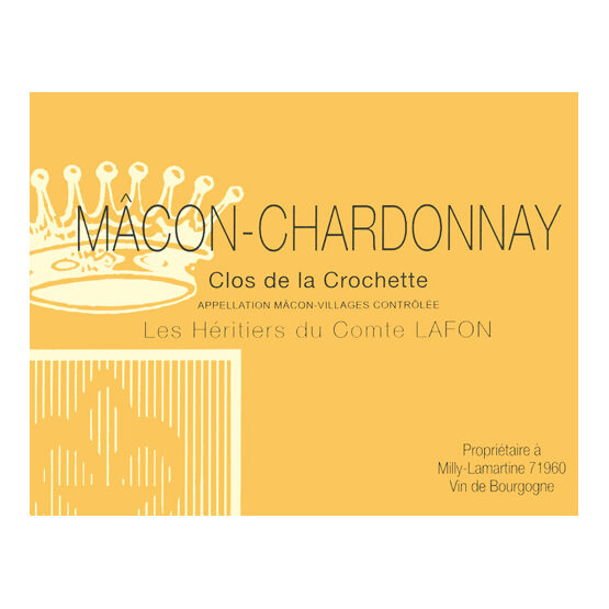 Les Héritiers du Comte Lafon Mâcon-Chardonnay Clos De La Crochette