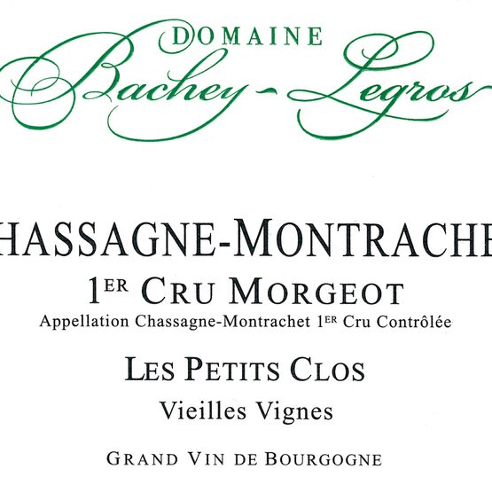 Domaine Bachey-Legros Chassagne Montrachet Premier Cru Morgeot