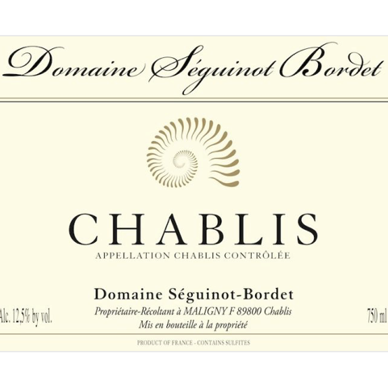 Domaine Séguinot Bordet Chablis