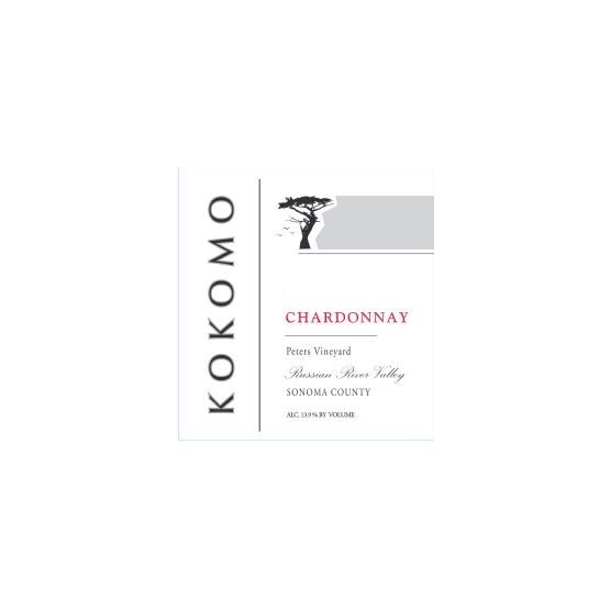 Kokomo Winery Chardonnay Peters Vineyard Russian River Valley