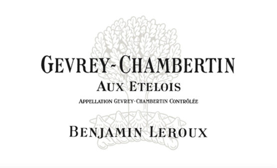 Benjamin Leroux Gevrey-Chambertin Aux Etelois