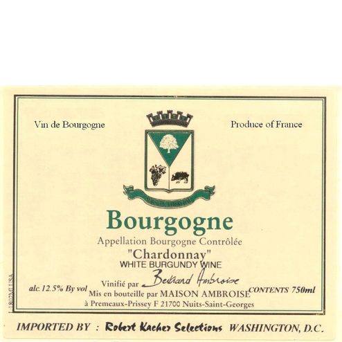 Bertrand Ambroise Bourgogne Chardonnay 