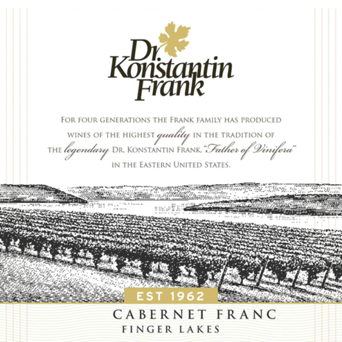 Dr Konstantin Frank Cabernet Franc Label