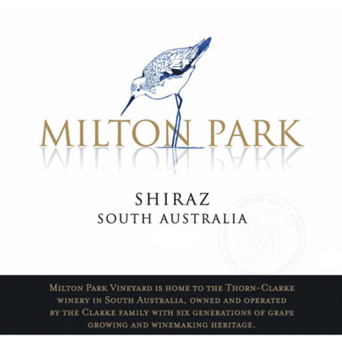 Thorn-Clarke Milton Park Shiraz Label