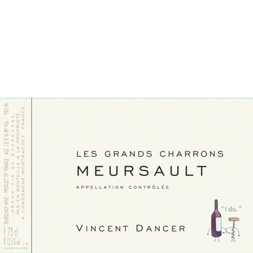 Vincent Dancer Meursault Les Grand Charrons Label