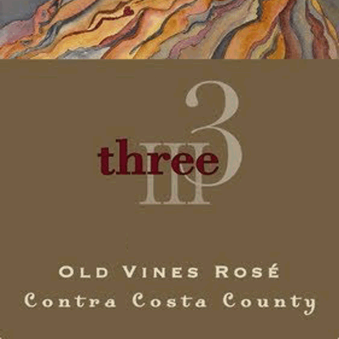 Three Wine Company Old Vines Rose Label