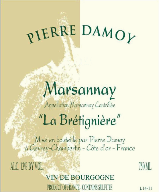 Pierre Damoy Marsannay Les Bretignieres 