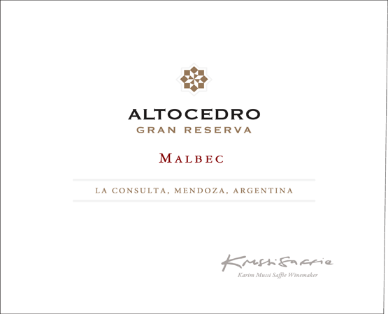 Altocedro Malbec Gran Reserva 