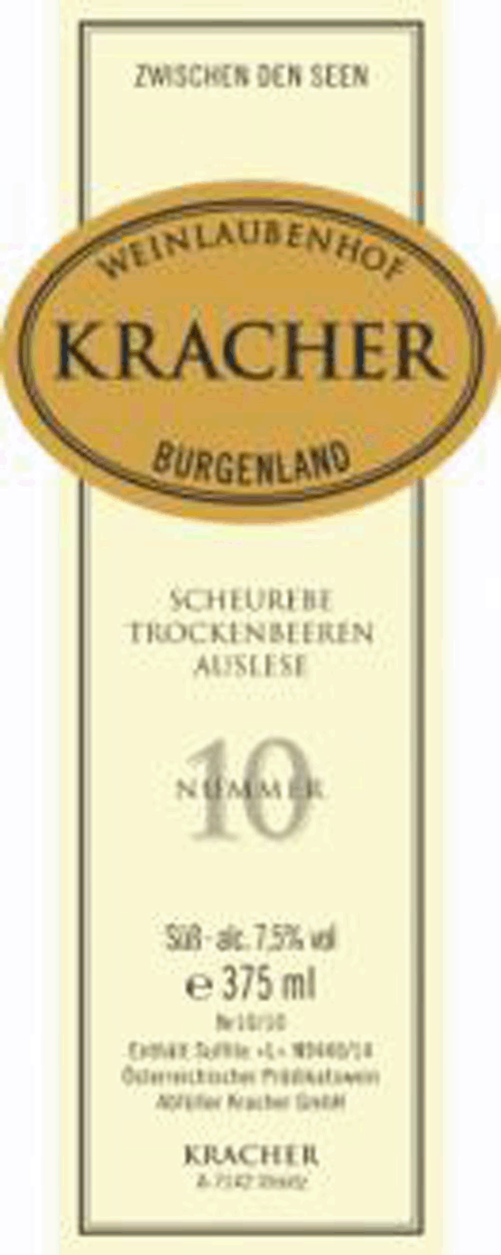 Kracher Trockenbeeren Auslese No. 10 