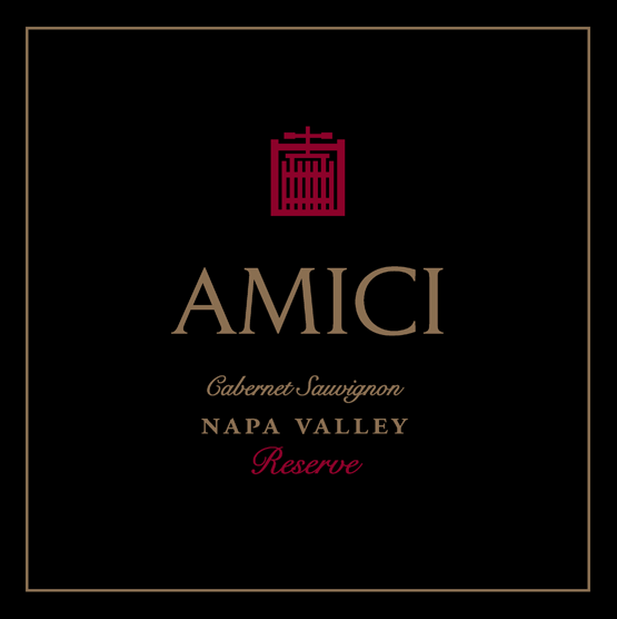 Amici Reserve Napa Valley Cabernet Sauvignon Label