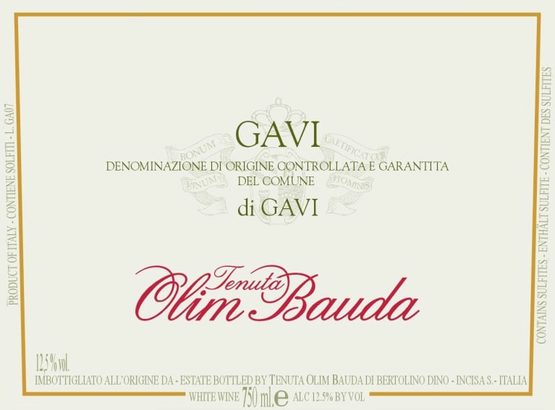 Tenuta Olim Bauda Gavi di Gavi Label