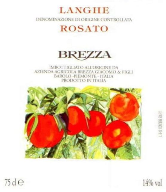 Brezza Langhe Rosato Label