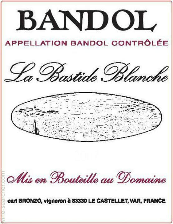 Domaine La Bastide Blanche Bandol Rouge