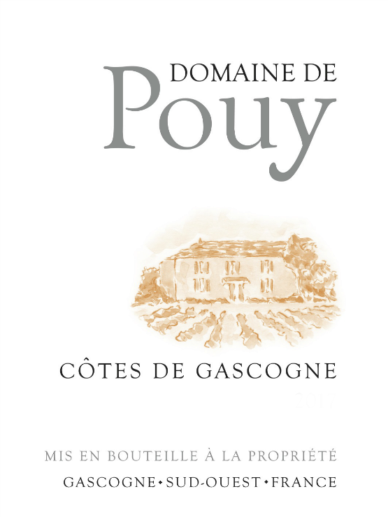 Domaine de Pouy Cotes De Gascogne IGP Label