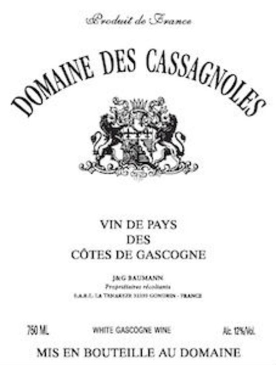 Domaine des Cassagnoles Cotes de Gascogne Label
