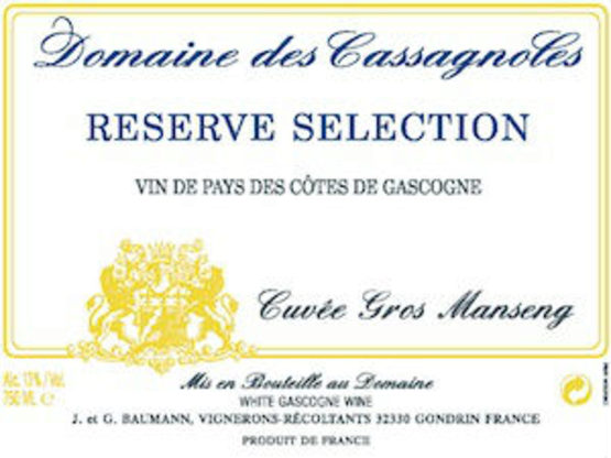Domaine des Cassagnoles Gros Manseng Label