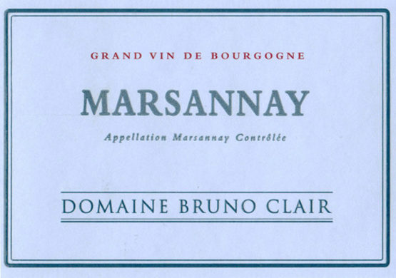 Bruno Clair Marsannay Blanc