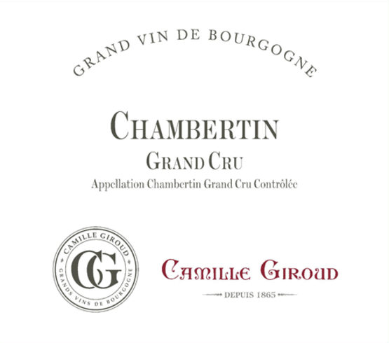 Camille Giroud Chambertin Grand Cru