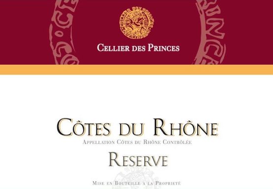 Cellier des Princes Côtes du Rhône Reserve du Prince