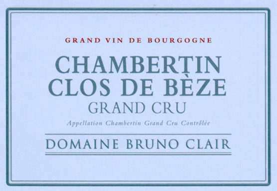 Domaine Bruno Clair Chambertin Clos de Bèze Grand Cru